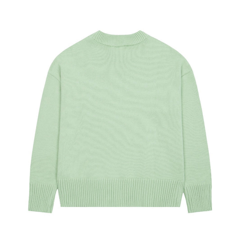 HEART SWEATER MINT (UNISEX)