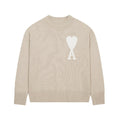 HEART SWEATER CREAM (UNISEX)