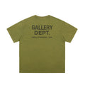Gallery Dept T-shitrs Short Sleeve Half Sleeve Green