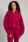 Scuba Oversized Half-Zip Hoodie