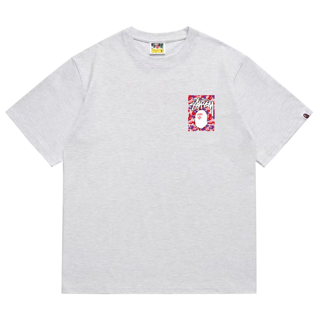 BAPE Warm Camo Ape Graphic Short-Sleeve T-Shirt