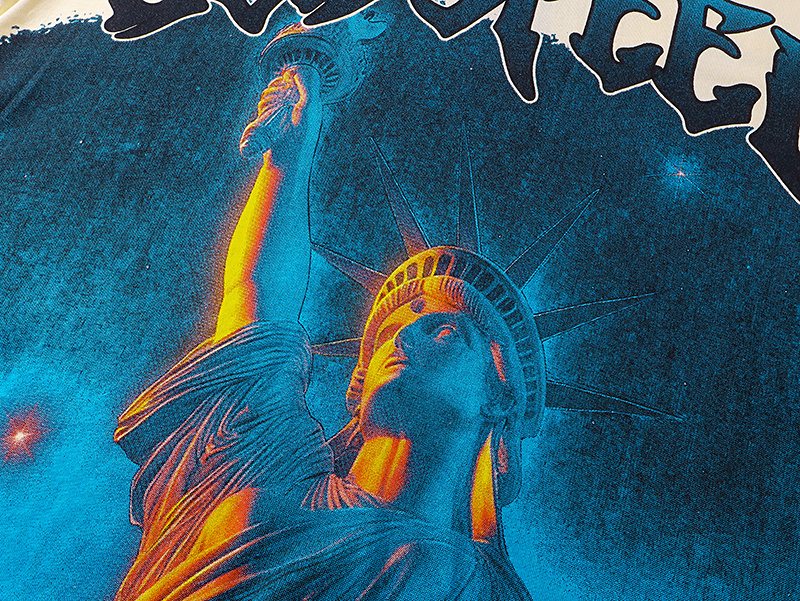 Godspeed Statue of Liberty Sun-Eye Graphic T-Shirt
