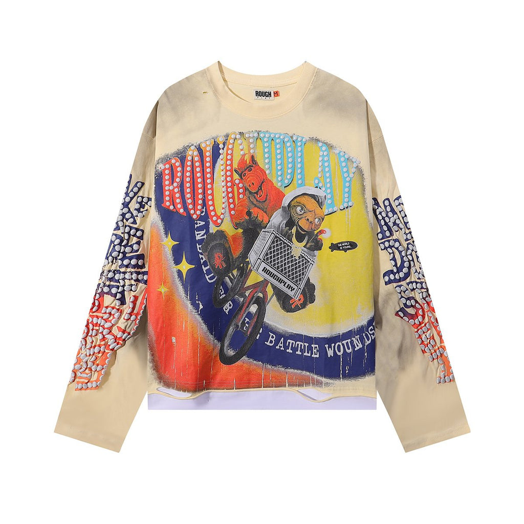 Rough Play E.T Graphic Long-Sleeve T-Shirt
