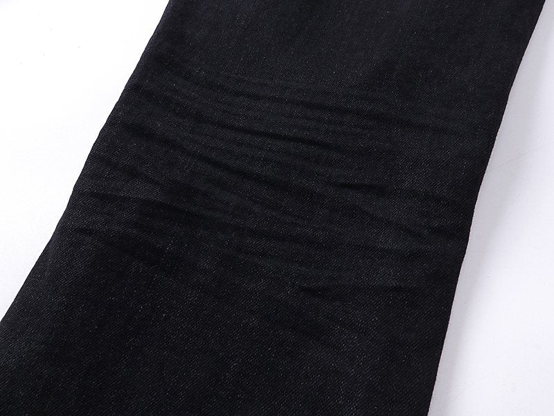 Purple Brand Black Distressed Slim Jeans