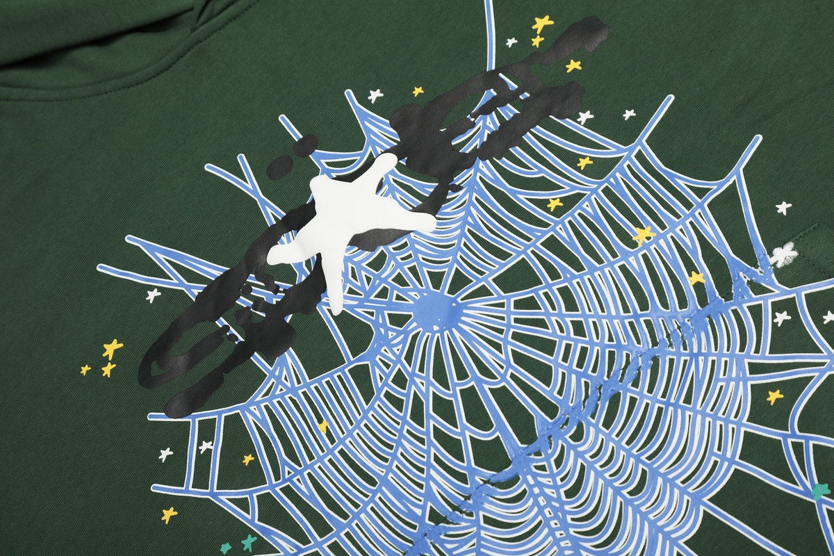 Sp5der Spiderweb Graphic Hoodie