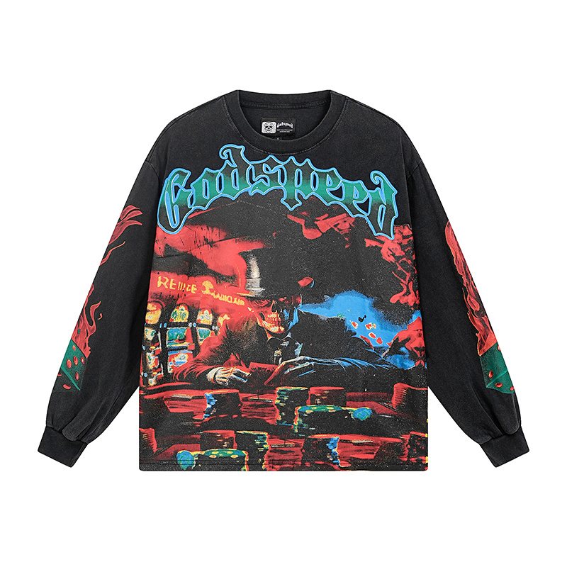 Godspeed E Pluribus Unum Washed Long-Sleeve T-Shirt