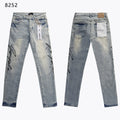 Purple Brand Sinners Graphic Skinny Jeans