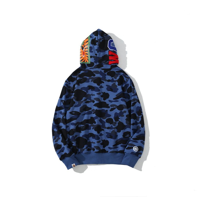 BAPE WGM Shark Camo Zip Hoodie