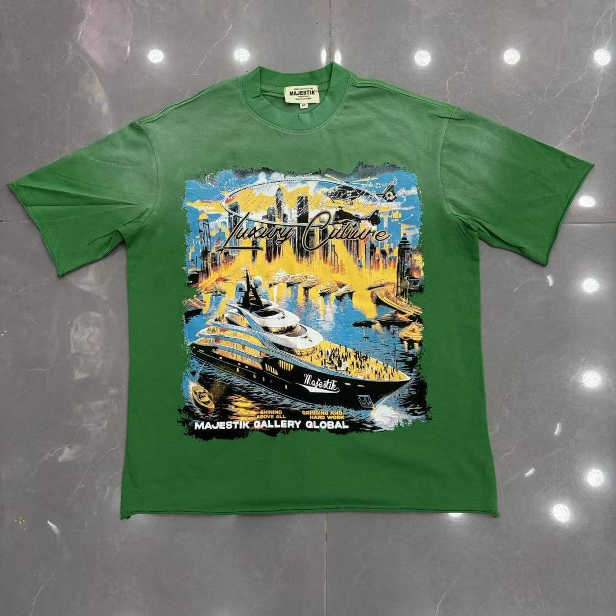 MAJESTIK Luxury Culture Yacht Graphic T-Shirt