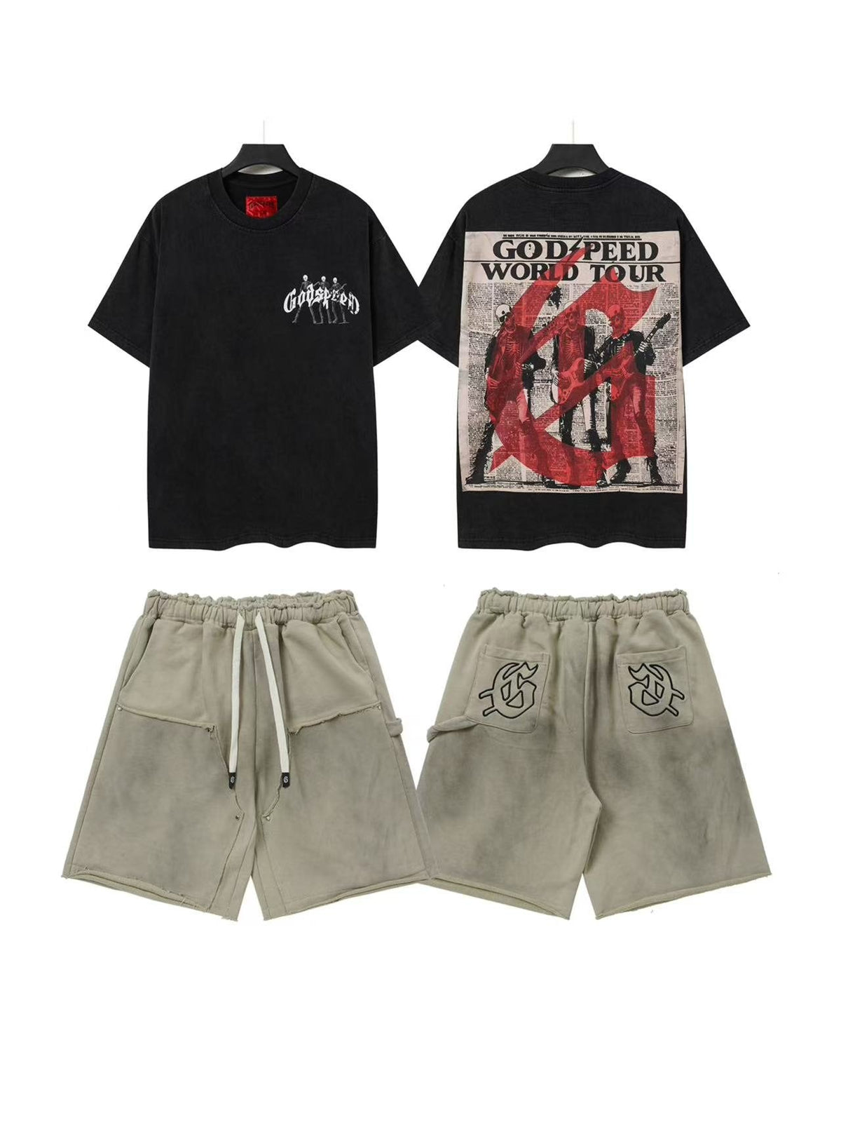 Godspeed World Tour Graphic T-Shirt and Shorts Set