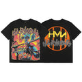 HARMONY Black Front & Back Graphic T-Shirt