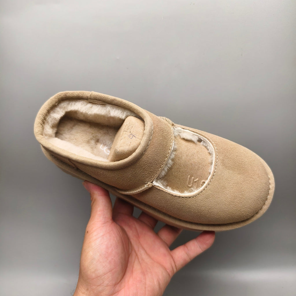 Sand Mary Jane Platform Fashion Shoes — New Arrival | In Stock