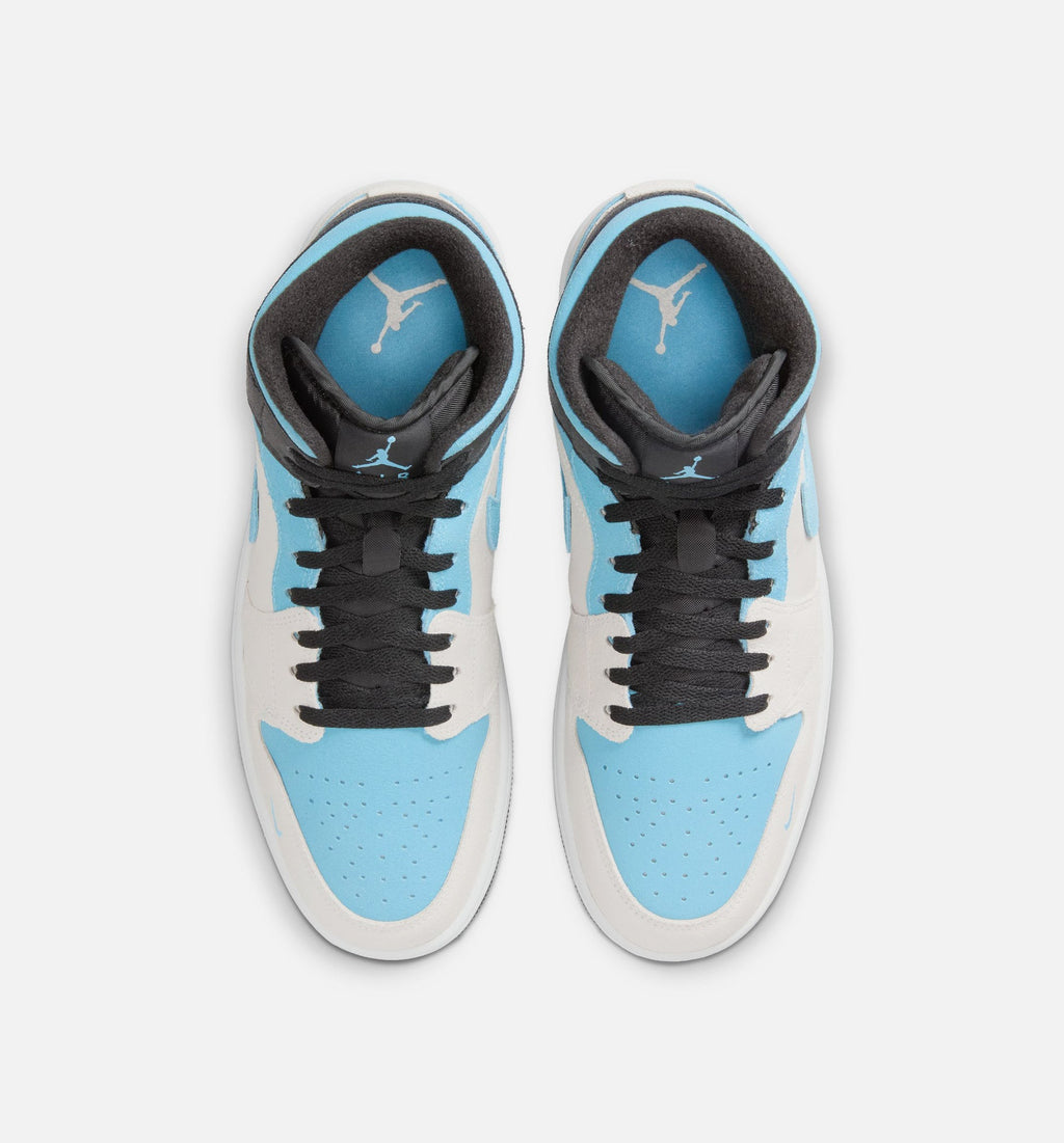 Air Jordan 1 Mid SE Men's Sneakers | Summit White/Blue Chill/Black
