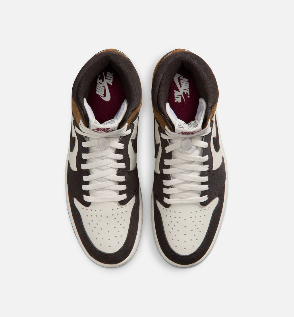 Air Jordan 1 Retro High OG Love Letter Men's Lifestyle Shoes - Shadow Brown / Team Red / Light British Tan