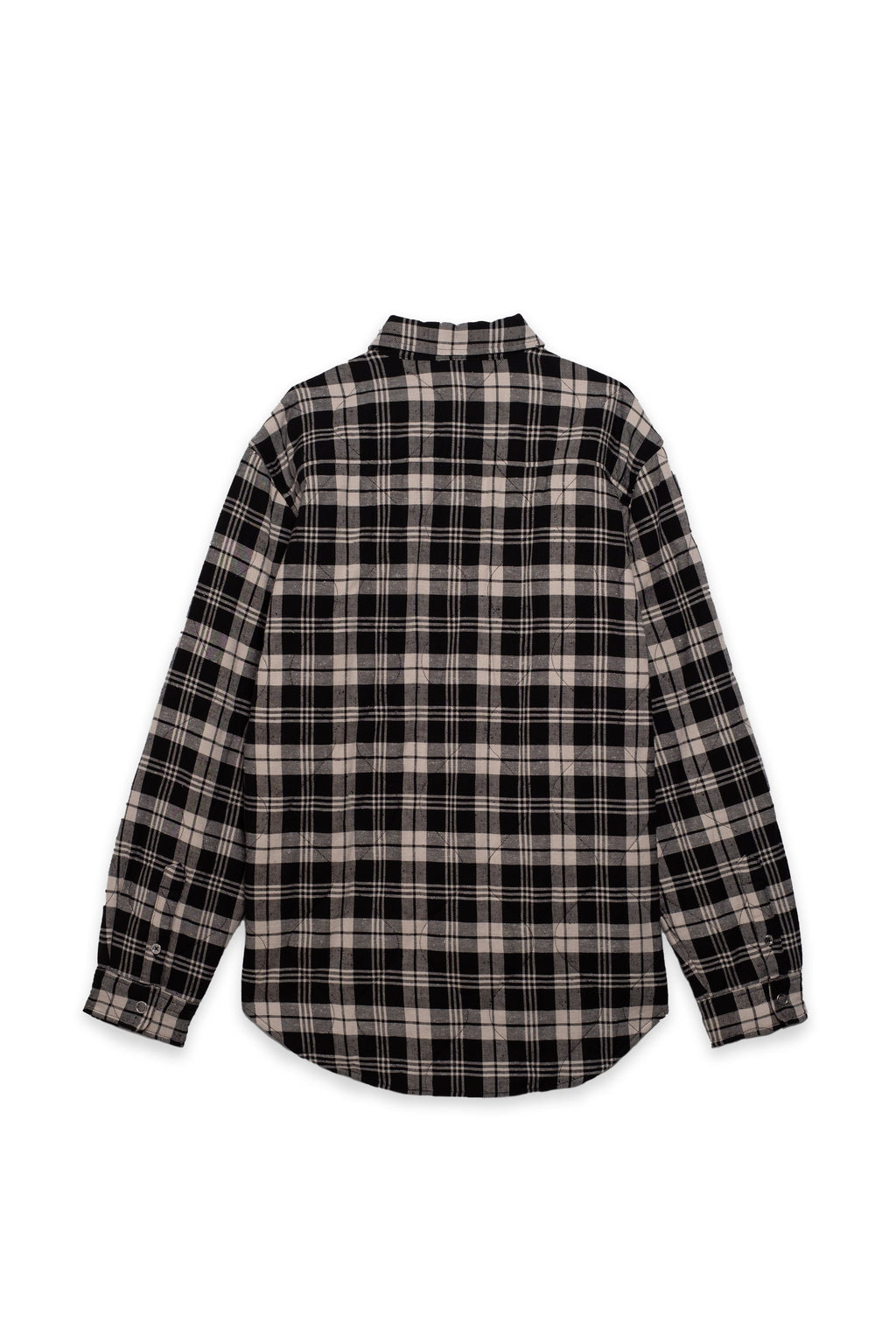 P313 QUILTED JACKET - Black/Off White