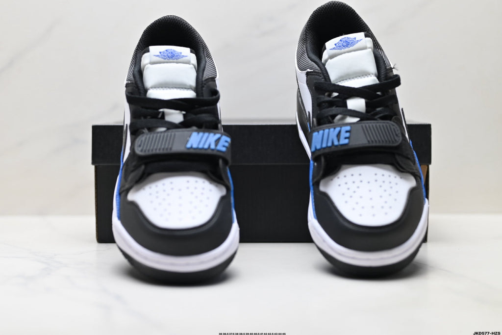 Jordan Legacy 312 Low Black White Royal Blue Sneakers