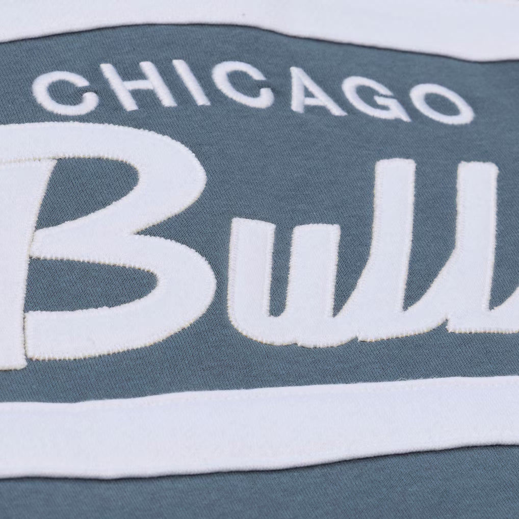 M&N NBA Chicago Bulls Thunderstorm Head Coach 1/4 Zip