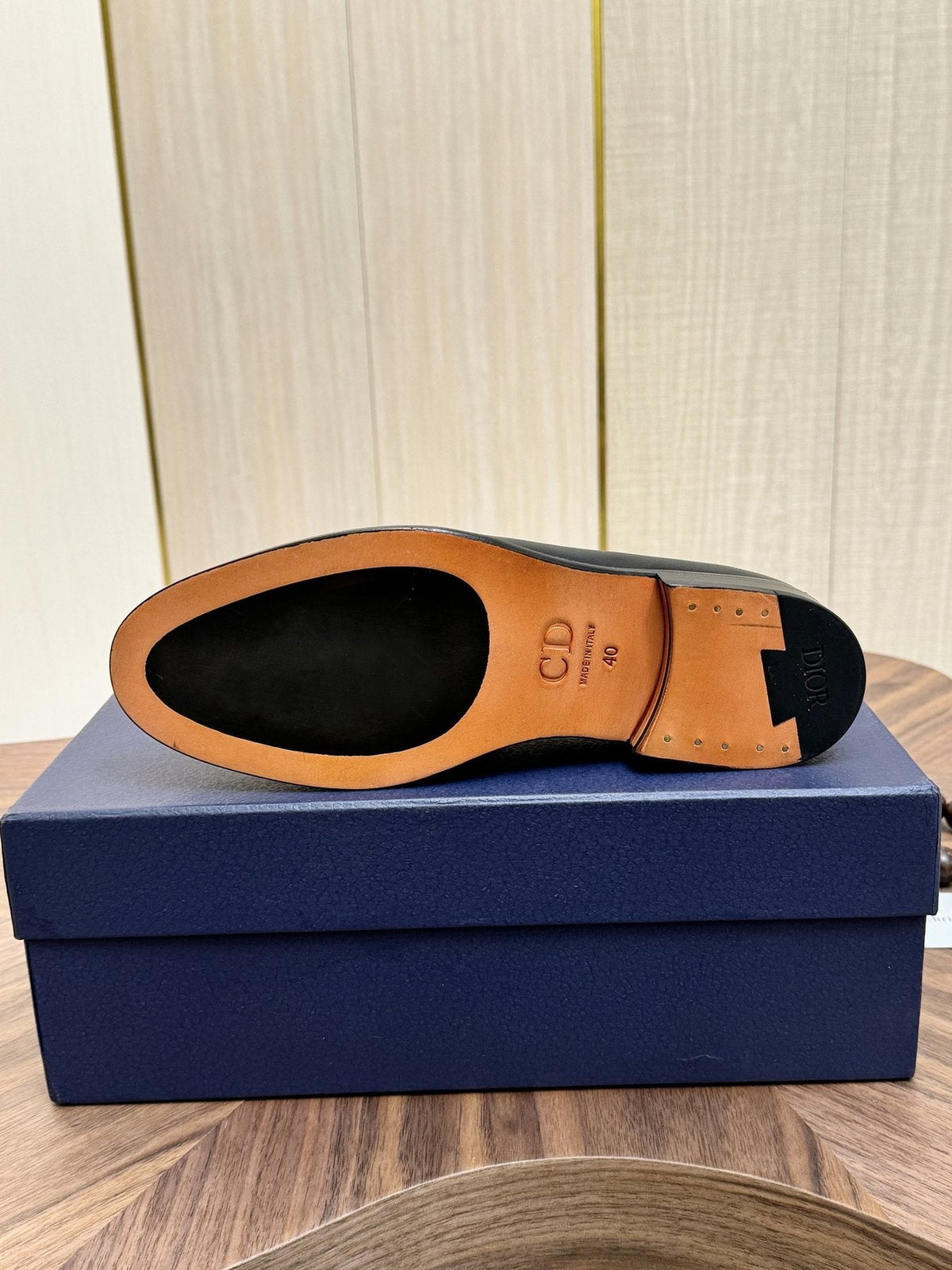 Dior Black Buckle Loafers - Black Leather Upper