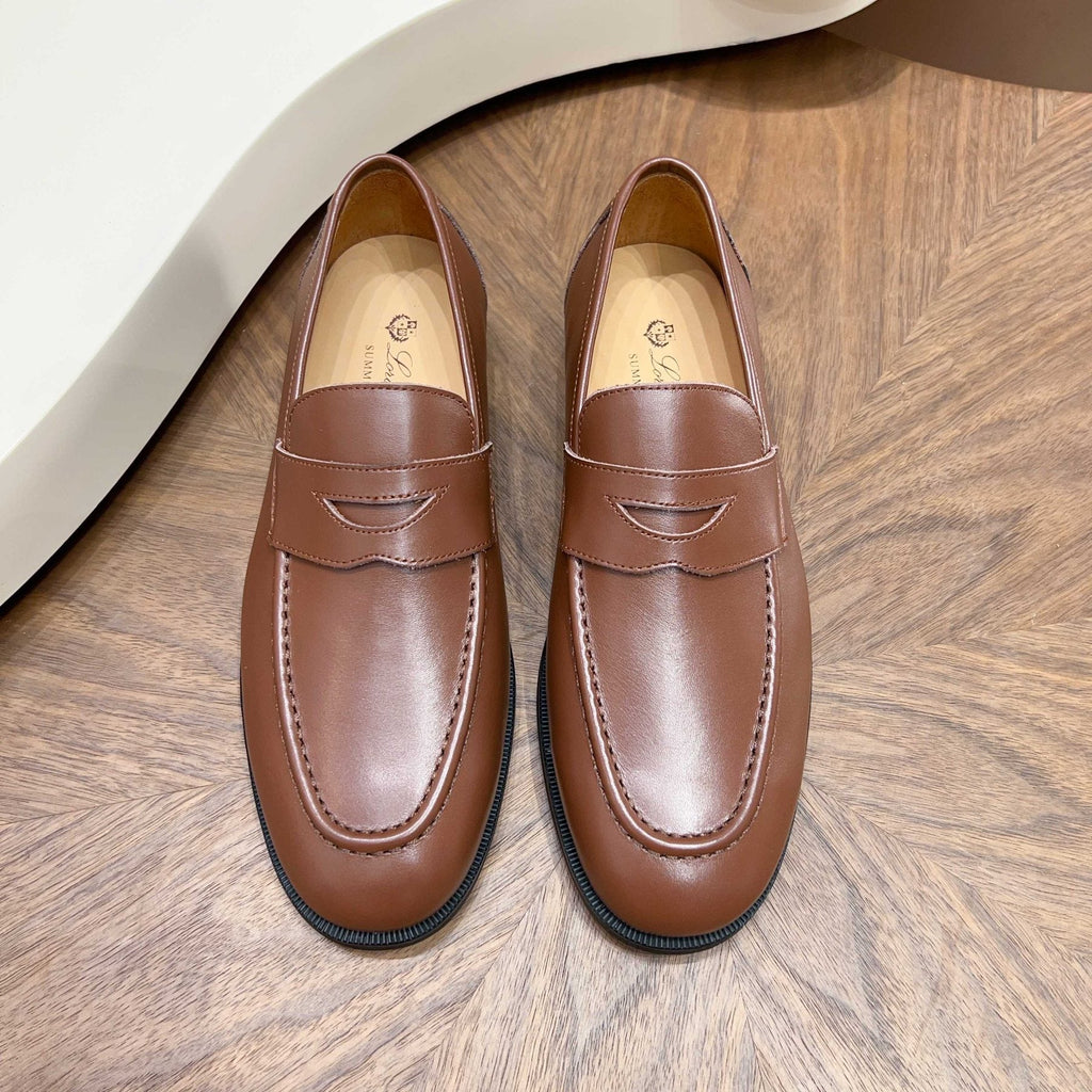 Men's Leather Penny Loafers
