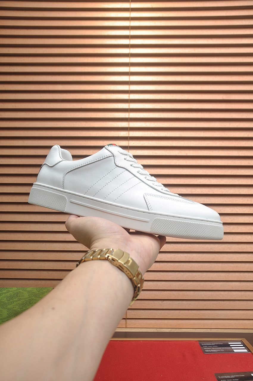 Gucci Web Stripe Low-Top Sneakers