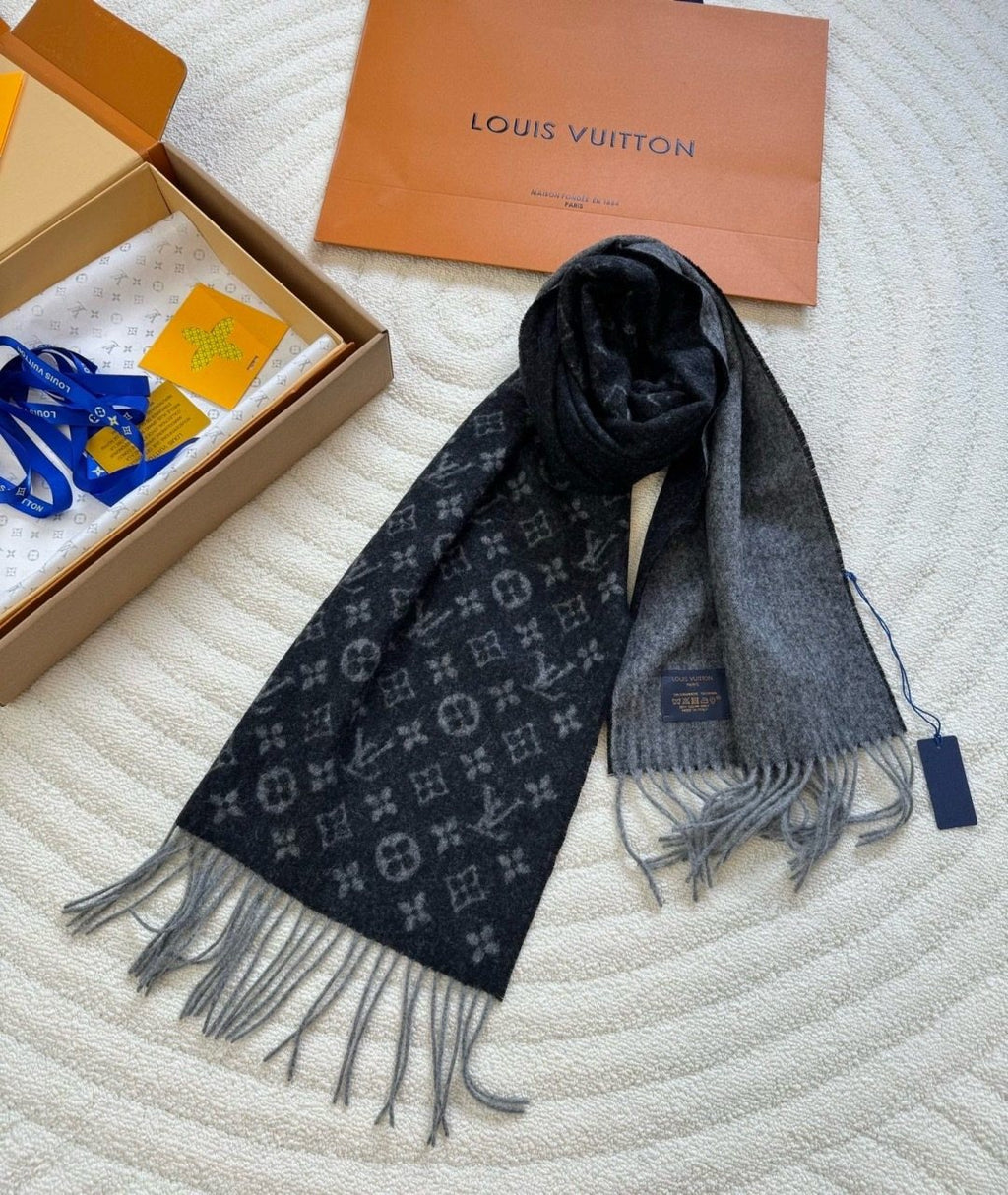 Louis Vuitton Monogram Fringe Scarf