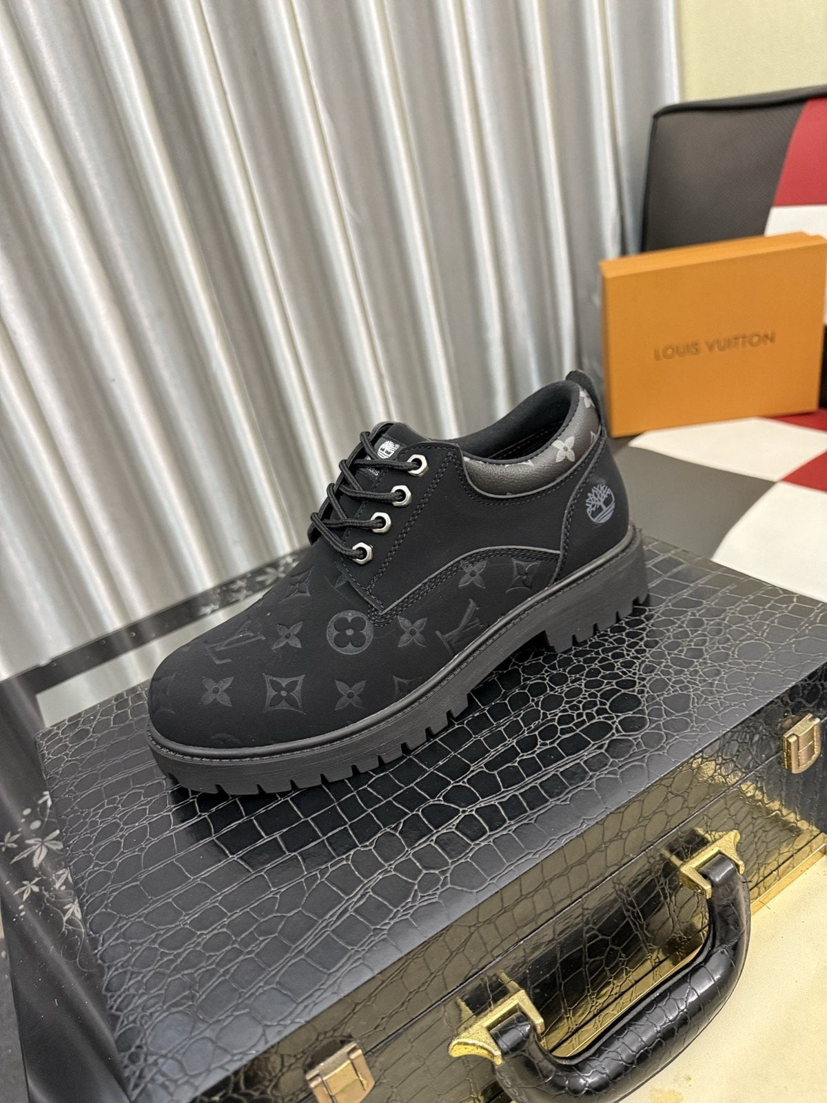 Timberland Patterned Lug Sole Lace-Up Boots