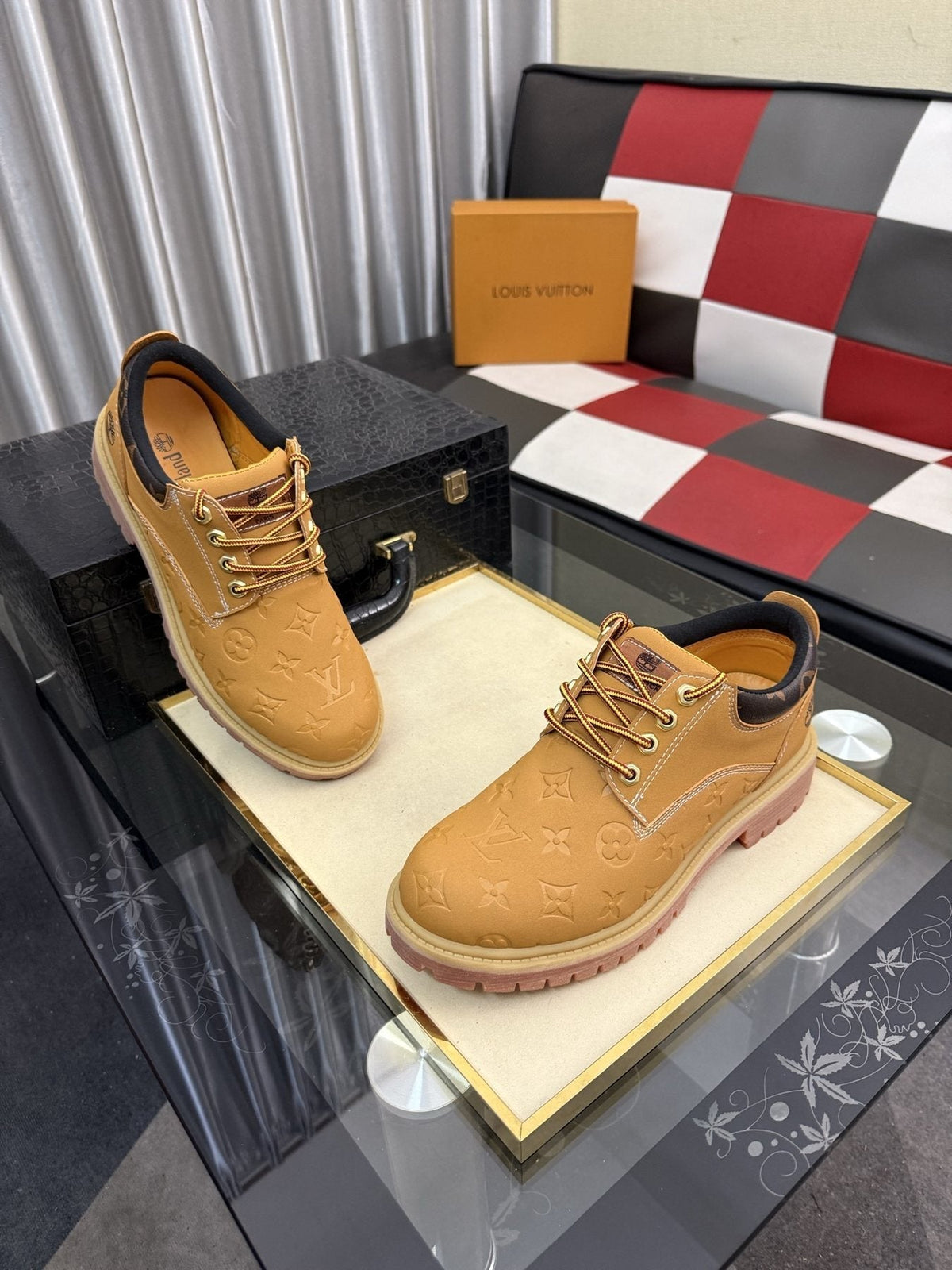 Timberland Patterned Lug Sole Lace-Up Boots